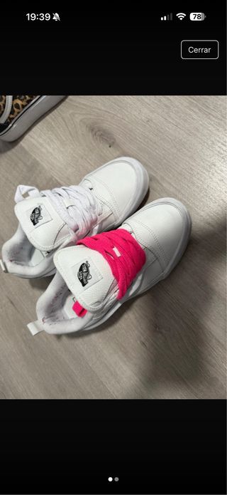 Zapatillas Vans Knu Piel Blancas