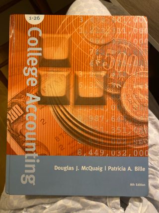 Libro contabilidad “College Accounting”