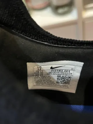 Botas Fútbol Nike Phantom GX Negras Talla 46