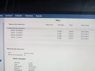 IMAC 27 2011 i7 32GB RAM 4TB SSD