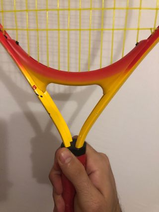 Raqueta de tenis vintage