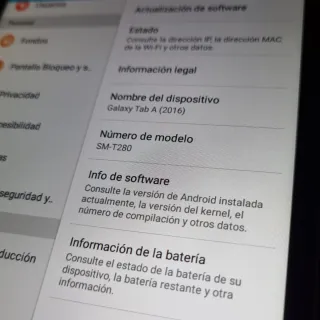 Samsung Galaxy Tab A6 SM-T280 Negra