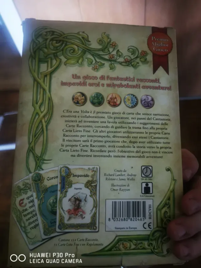 C'era una volta gioco di carte