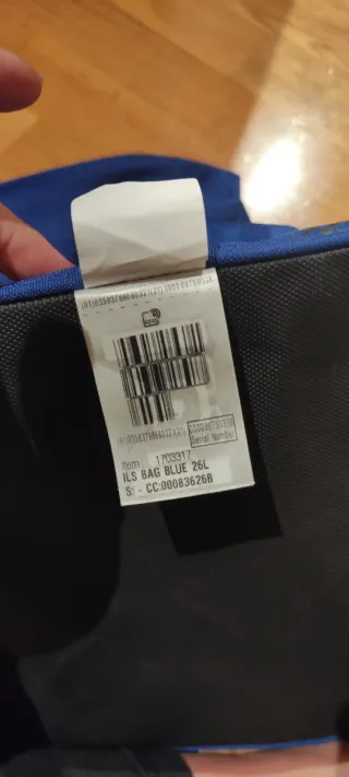 Bolsa para patines azul