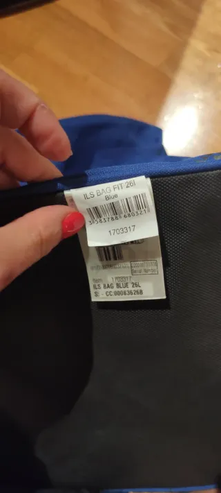 Bolsa para patines azul