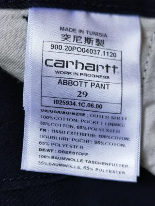 Pantalón Carhartt WIP Abbott T.29