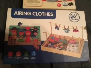 Lote Juegos de habilidades Airing Clothes y pesca