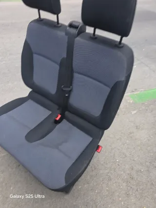 Asiento doble Opel Vivaro
