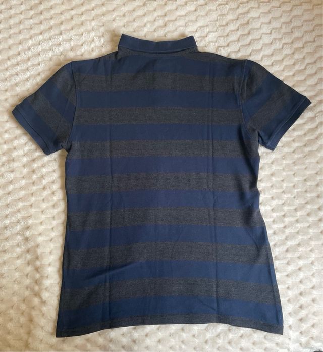 Polo rayas azul y gris - Cedar Wood State, Talla S
