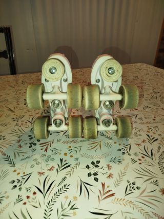 Patines de niña rosas talla 29