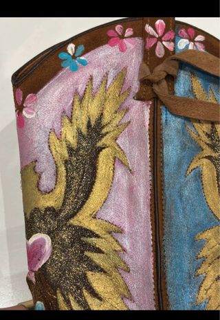 Botas Cowboy Pintadas a Mano