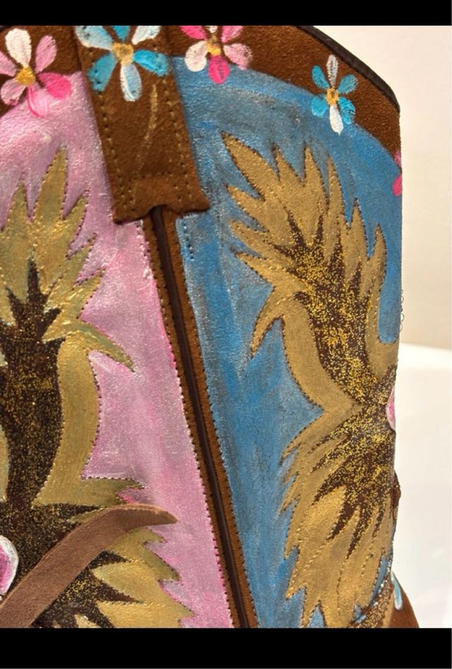 Botas Cowboy Pintadas a Mano