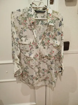 Camisa Zara floral M/38/10