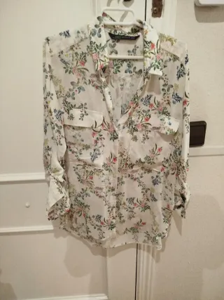 Camisa Zara floral M/38/10