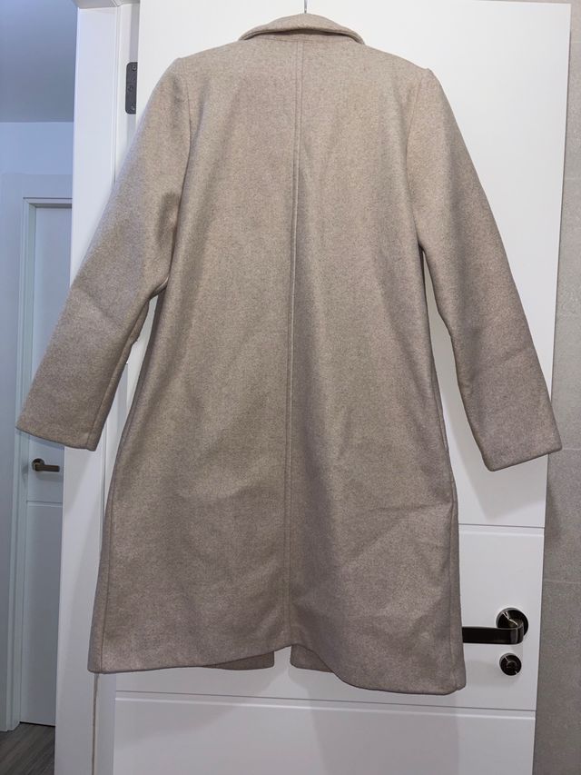 Abrigo Zara Beige Talla L