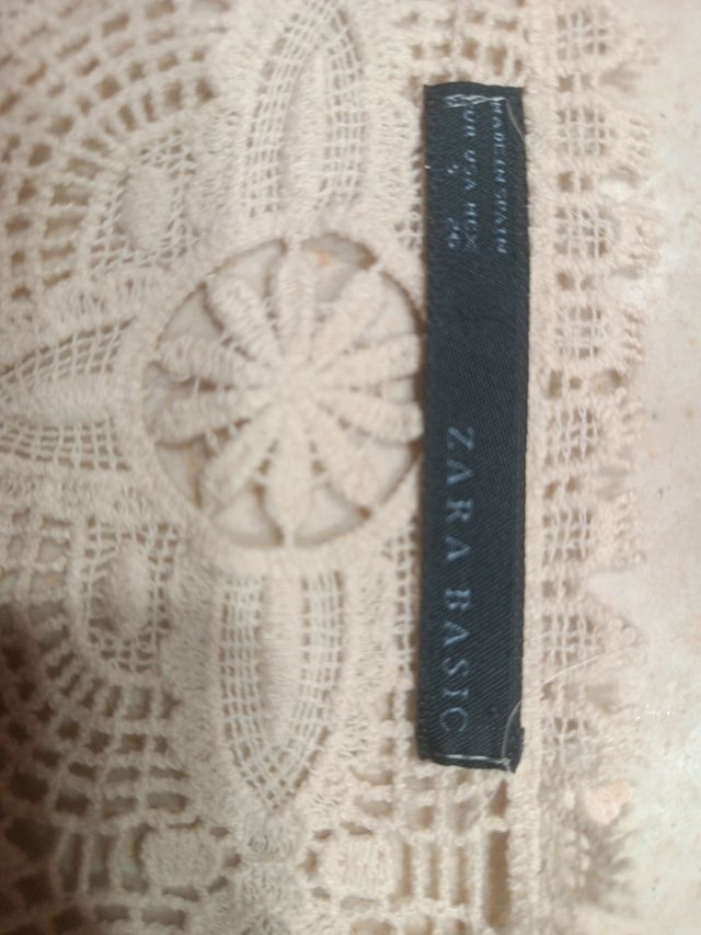 Chaleco de encaje mujer 