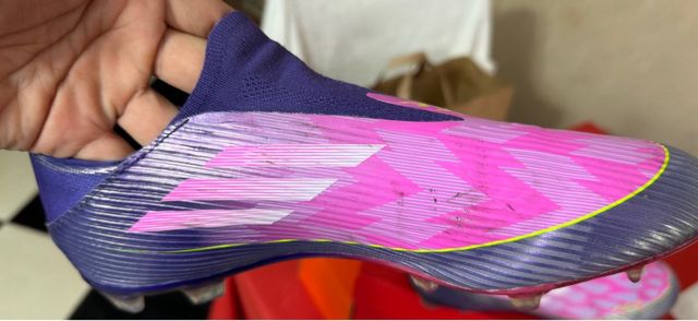 Botines Morados Talla 43.5