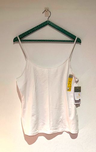 Camiseta tirantes blanca talla L