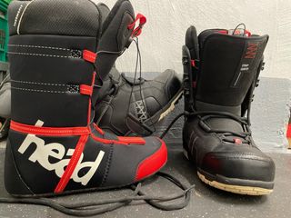 Botas de Snowboard Head Negras y Rojas