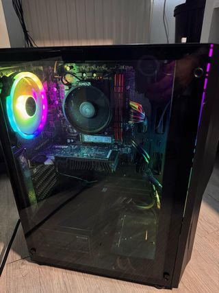 PC Gaming Ryzen Negro RGB Economico