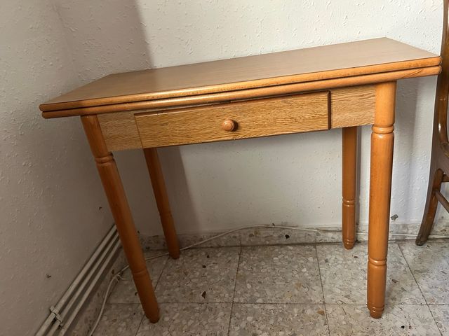 Mesa comedor extensible madera