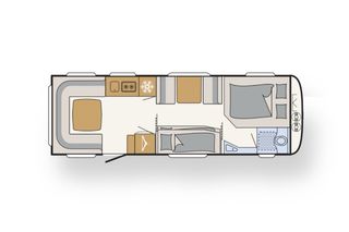 Caravana Dethleffs Nomad 730 FKR de doble eje