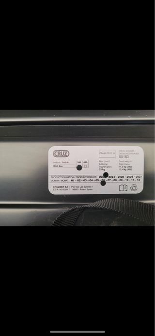 Cofre Cruz Box 340L