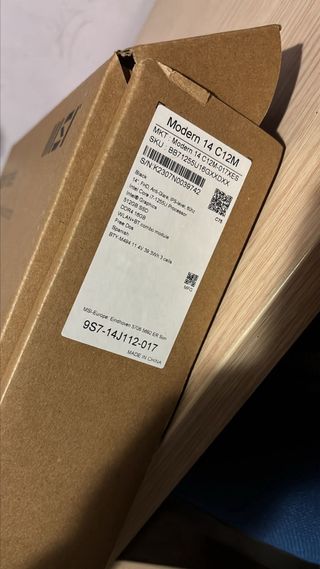 Portátil MSI Negro Nuevo Sin Uso