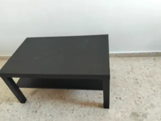 Mesa auxiliar negra Ikea
