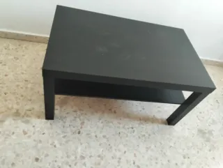 Mesa auxiliar negra Ikea