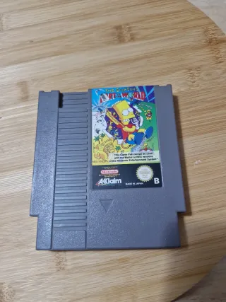 Juego NES The Simpsons Bart vs. World