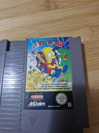 Juego NES The Simpsons Bart vs. World