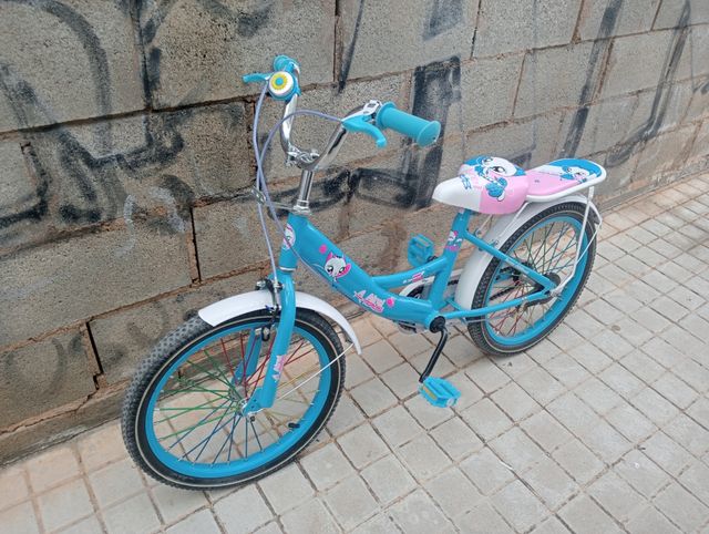 Bicicleta infantil azul