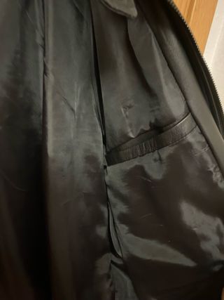 Chaqueta motera negra