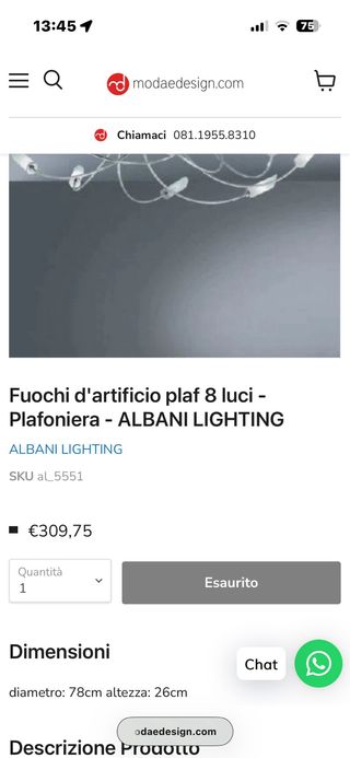 Lampade da tavolo e plafoniera  Albani Lighting