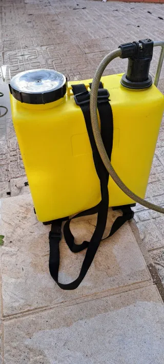 Fumigador Mochila Amarillo