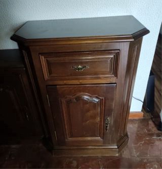 Mueble recibidor de madera