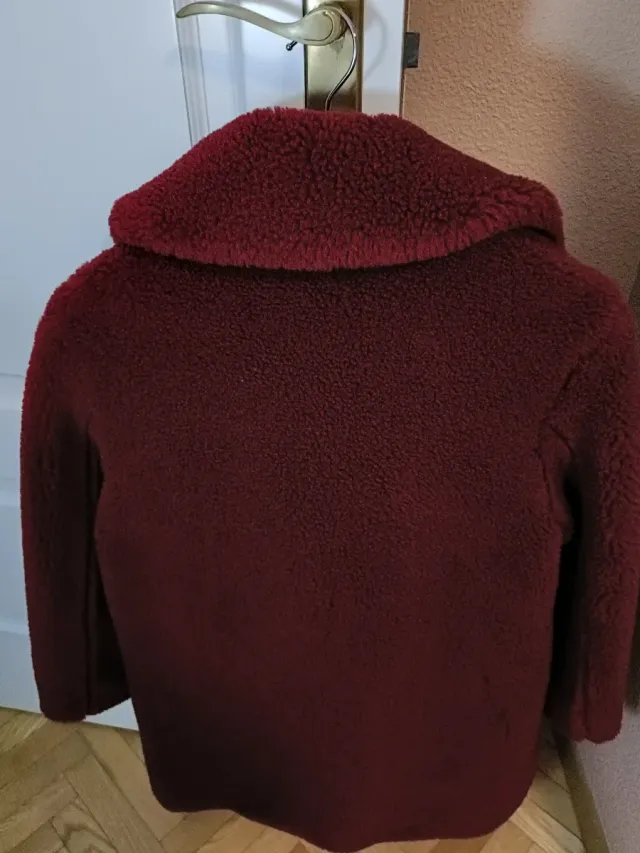 Chaquetón borreguito Mango rojo