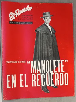 53 Revistas El Ruedo, Semanario Gráfico Toros 1972