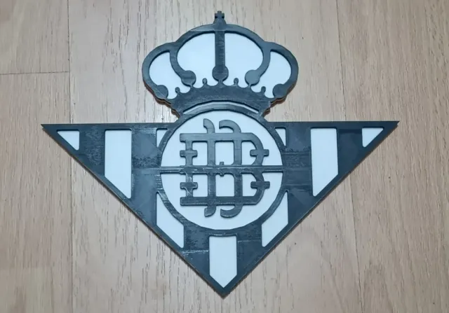 Escudo Real Betis Balompié Decoración 3D