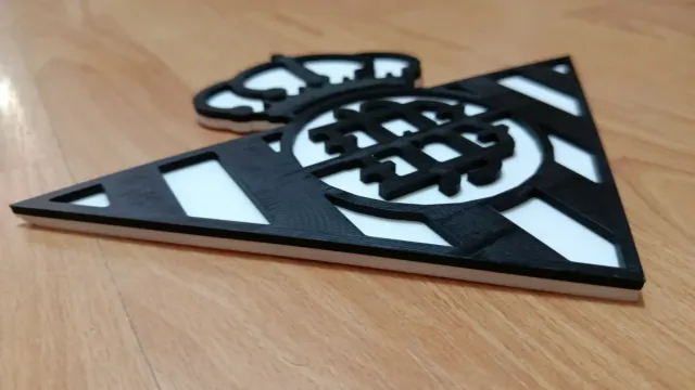 Escudo Real Betis Balompié Decoración 3D