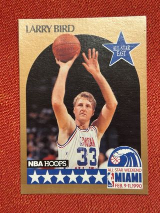Cromo NBA 1990 Larry Bird All-Star