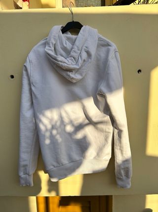 Felpa Carlsberg bianca con logo verde