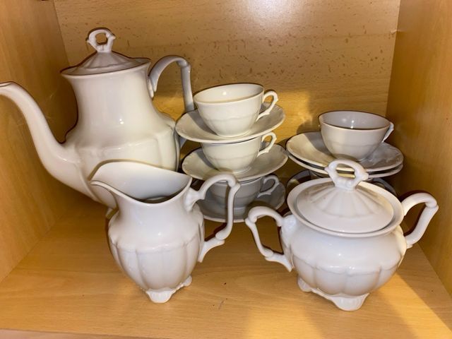 Juego de café de porcelana