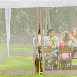 Zanzariera per tenda/gazebo beige 3x3