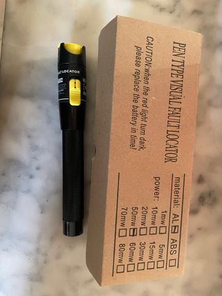 Localizzatore guasti fibra ottica penna