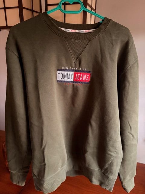 Sudadera Tommy Jeans Verde Oliva