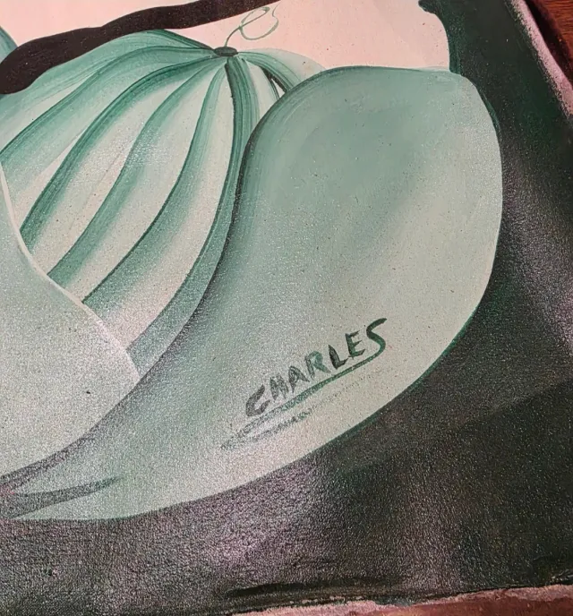 Olio su tela proveniente da Capoverde