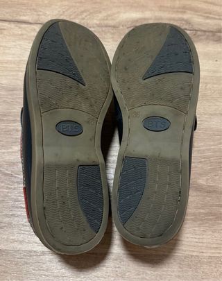 Zapatos niño BTS talla 36, piel azul