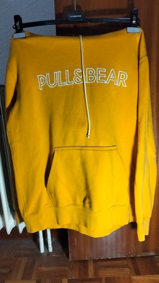 Sudadera Pull&Bear Mostaza Talla M